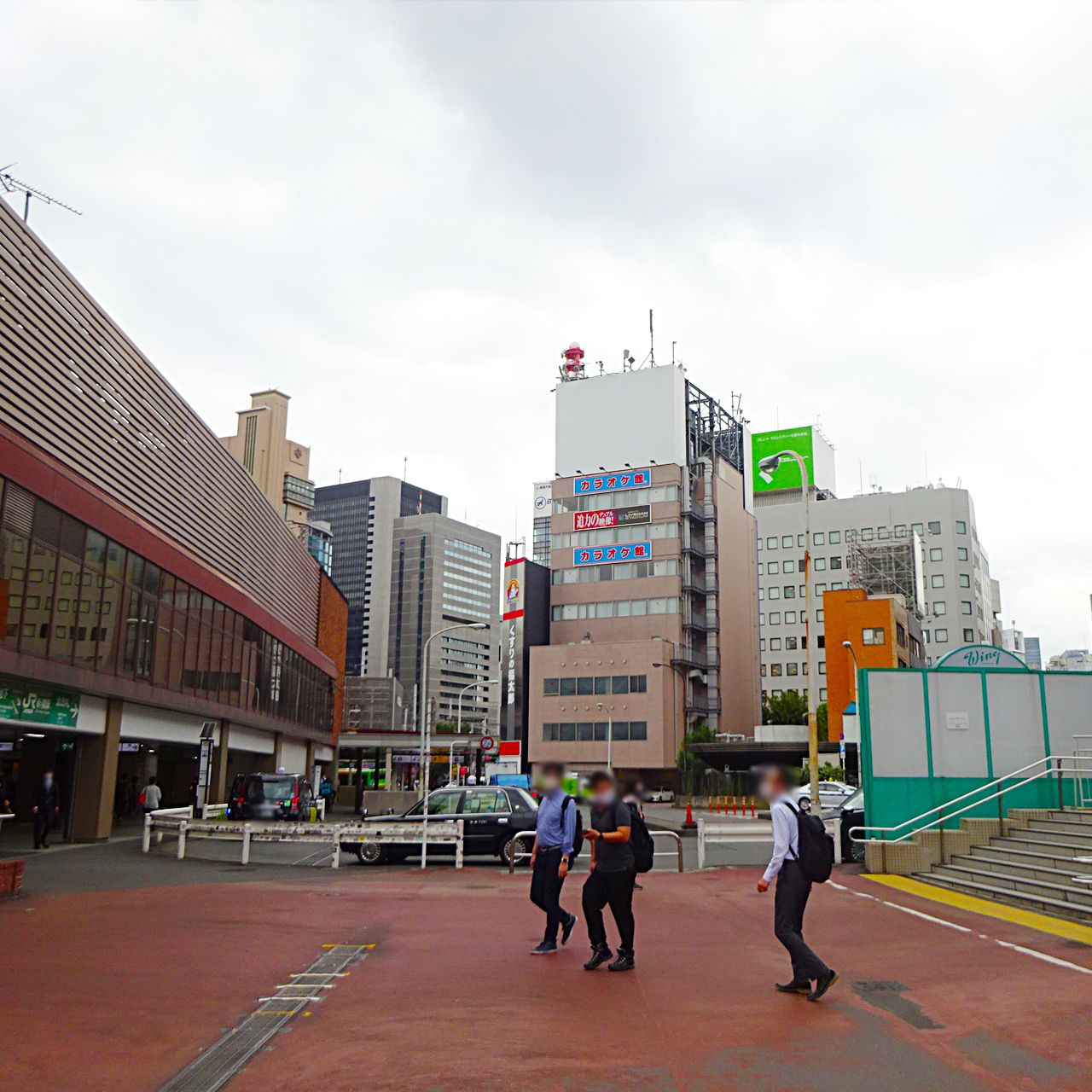 新橋本店 ビル広告 カラオケ館